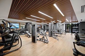 24-Hour fitness center with echelon reflect mirror & bikes